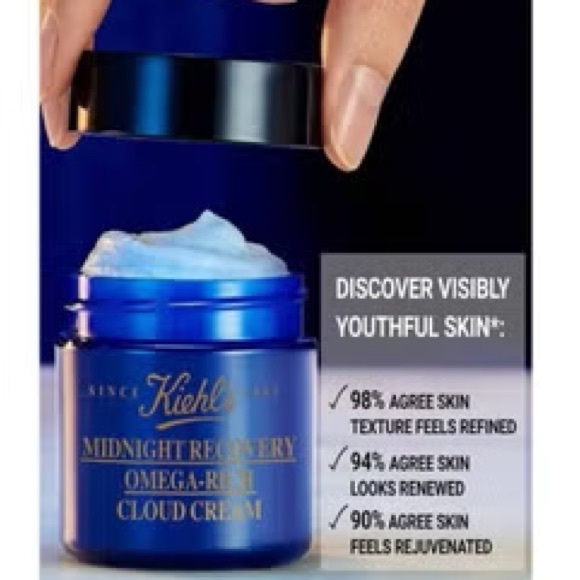 Soft!KIEHLS Midnight Recovery Omega Rich Botanical Night Cream 14ml - Picture 7 of 7